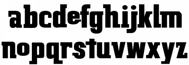 VTC SubwaySlam Regular Schriftart Kleinbuchstaben