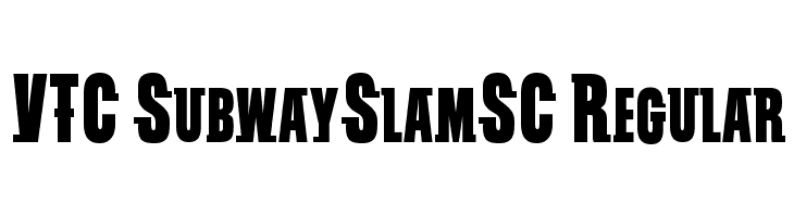 VTC SubwaySlamSC Regular Font