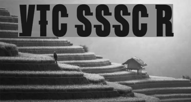 VTC SubwaySlamSC Regular Font examples