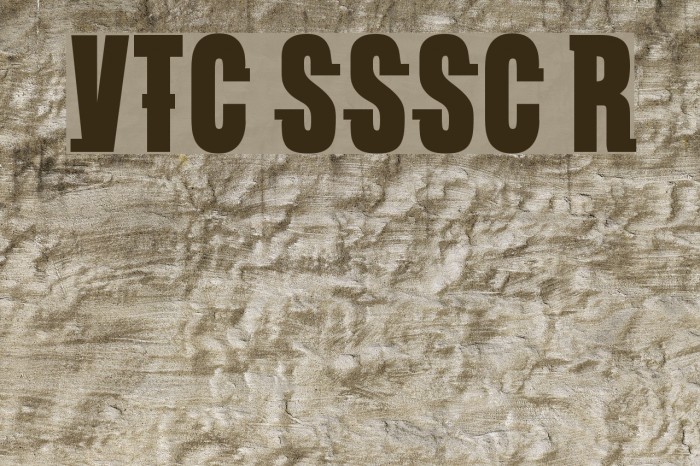 VTC SubwaySlamSC Regular フォント examples
