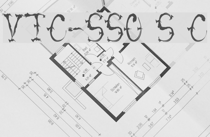VTC-SumiSlasherOne Small Caps Font examples