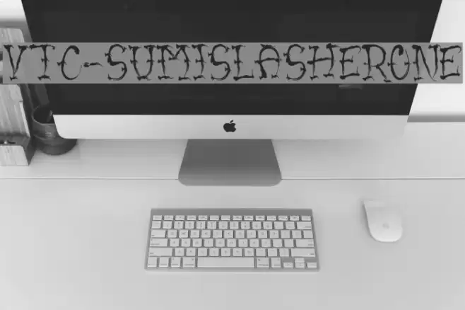 VTC-SumiSlasherOne Font examples