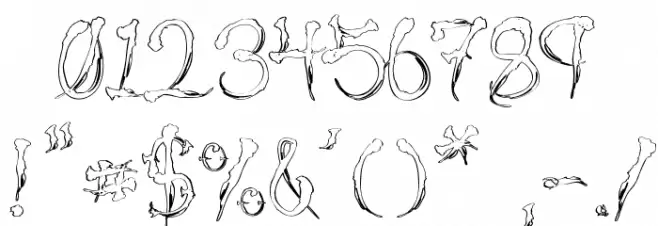 VTC-SumiSlasherOneSkinned Font OTHER CHARS