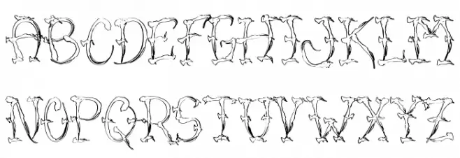 VTC-SumiSlasherOneSkinned Schriftart Kleinbuchstaben