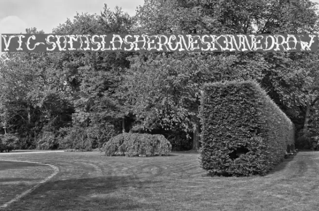 VTC-SumiSlasherOneSkinnedRaw Font examples