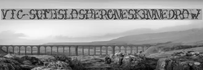 VTC-SumiSlasherOneSkinnedRaw Font examples