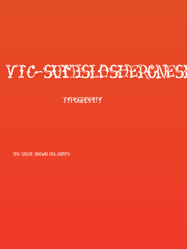 VTC-SumiSlasherOneSkinnedRaw Poster