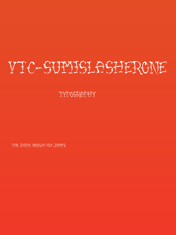 VTC-SumiSlasherOne Poster