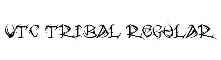 VTC Tribal Regular  Frei Schriftart Herunterladen