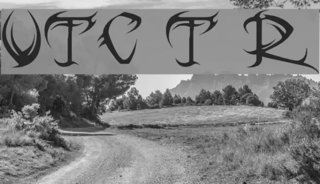 VTC Tribal Regular フォント examples