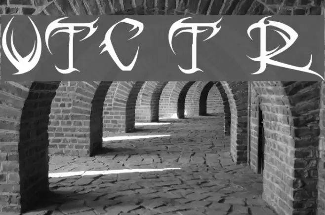 VTC Tribal Regular フォント examples