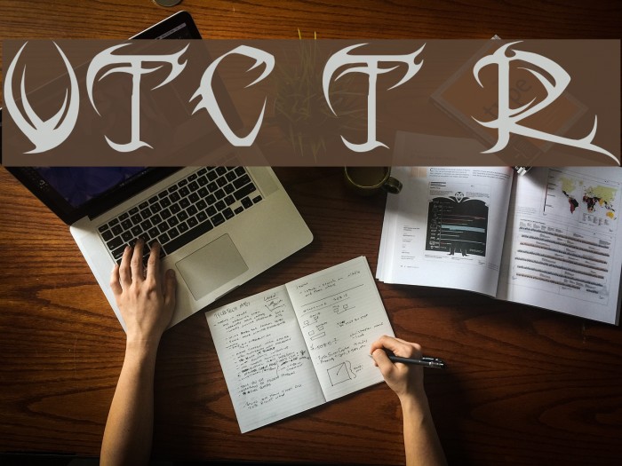 VTC Tribal Regular フォント examples