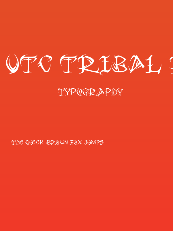 VTC Tribal Regular Poster