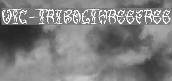 VTC-TribalThreeFree Font examples