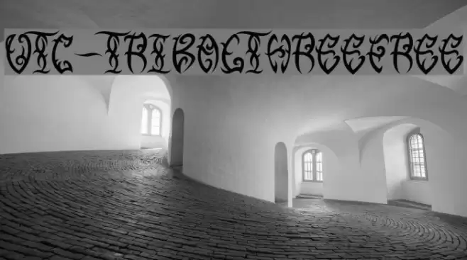 VTC-TribalThreeFree Font examples