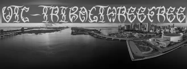 VTC-TribalThreeFree Font examples