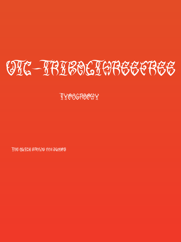 VTC-TribalThreeFree Poster