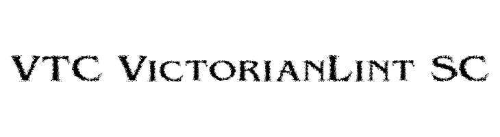 VTC VictorianLint SC  Frei Schriftart Herunterladen