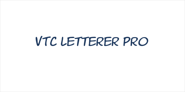 VTC letterer pro Logo