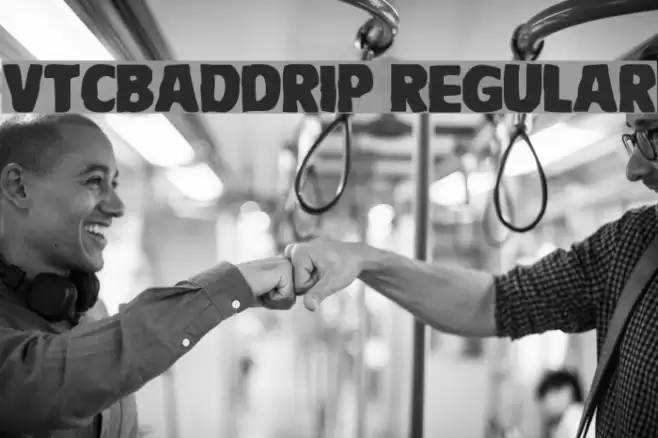 VTCBadDrip Regular Font examples