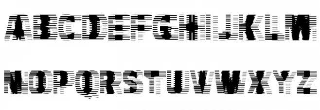 VTCBadHangover Regular Шрифта ВЕРХНИЙ