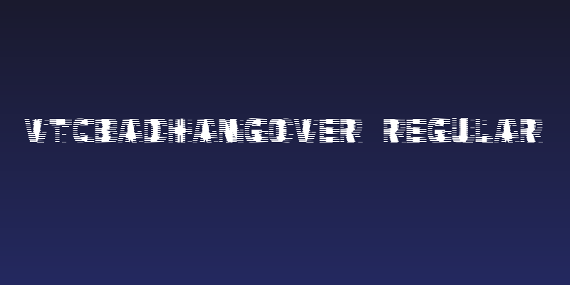 VTCBadHangover Regular Social Header