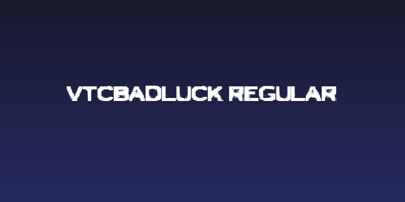 VTCBadLuck Regular Social Header