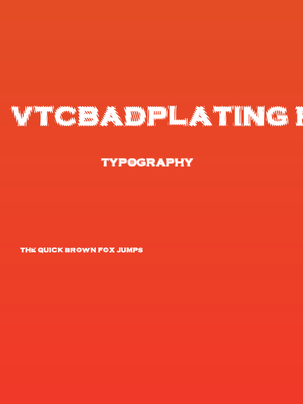 VTCBadPlating Regular Poster