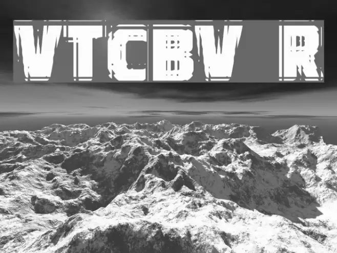 VTCBadVision Regular Font examples