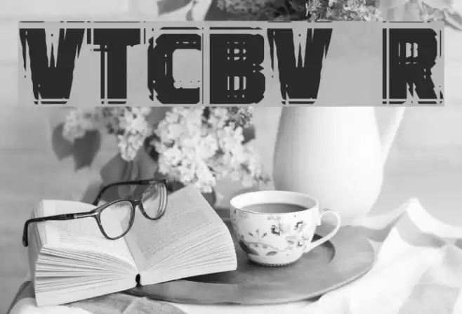 VTCBadVision Regular Font examples