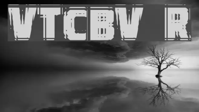 VTCBadVision Regular Font examples