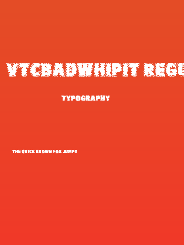 VTCBadWhipit Regular Poster
