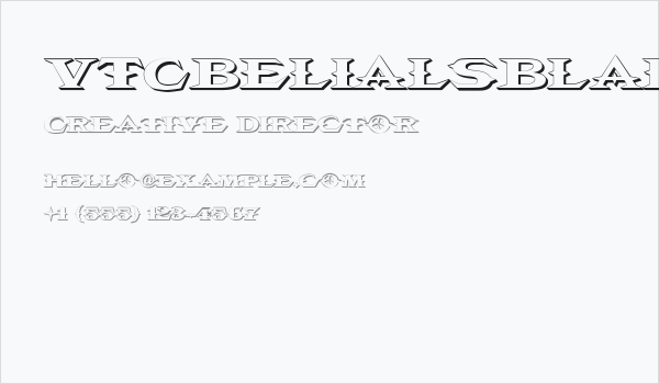 VTCBelialsBlade3d Business Card