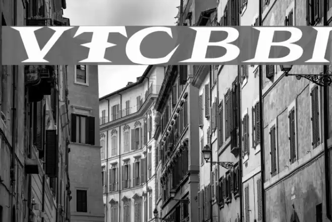 VTCBelialsBladeItalic Schriftart examples