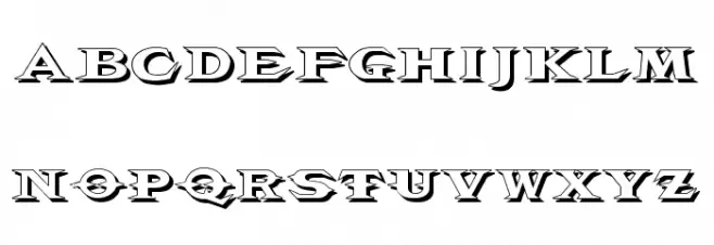 VTCBelialsBladeShadow Шрифта ВЕРХНИЙ