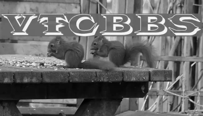 VTCBelialsBladeShadow Font examples