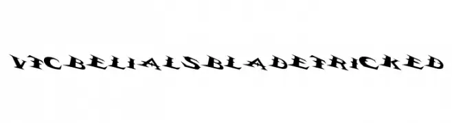 VTCBelialsBladeTricked  Fuentes Gratis Descargar
