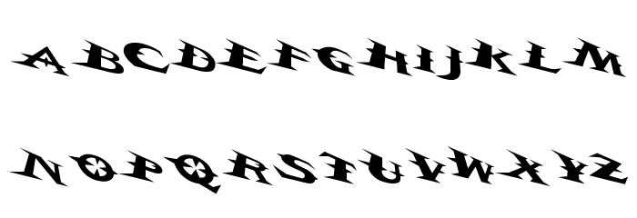 VTCBelialsBladeTricked Schriftart Kleinbuchstaben