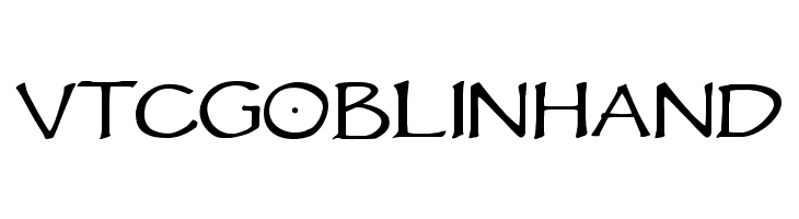 VTCGoblinHand  Descarca Fonturi Gratis