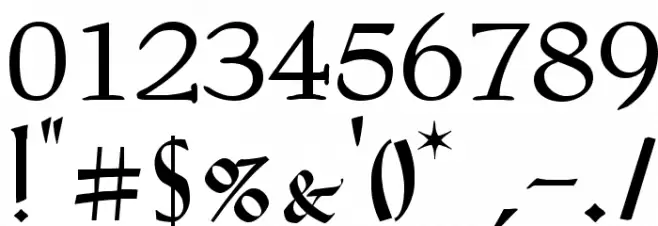 VTCGoblinHand Font OTHER CHARS