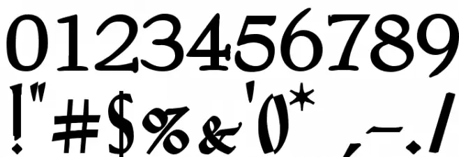 VTCGoblinHandBold Font OTHER CHARS