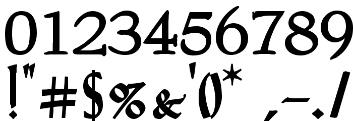 VTCGoblinHandBold Font OTHER CHARS