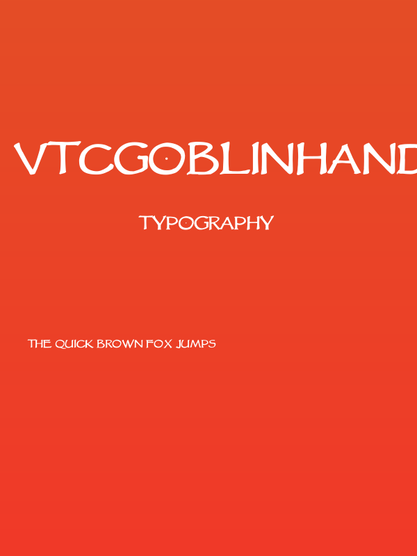 VTCGoblinHandBold Poster