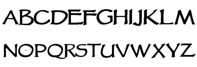 VTCGoblinHandBold Font LOWERCASE