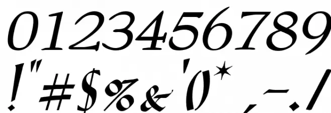 VTCGoblinHandItalic Font OTHER CHARS