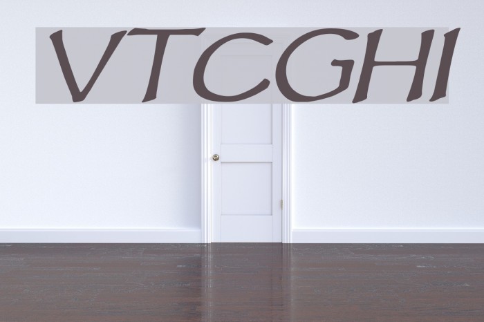 VTCGoblinHandItalic Font examples