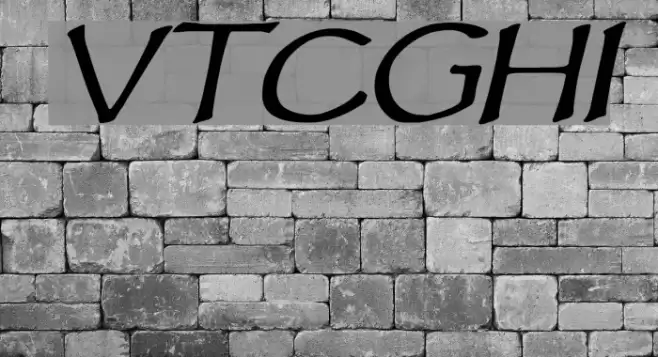 VTCGoblinHandItalic Font examples