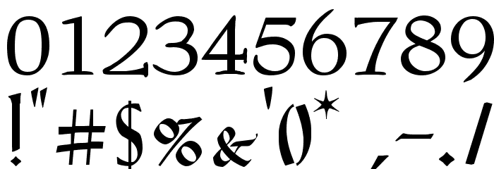 VTCGoblinHandSC Font OTHER CHARS