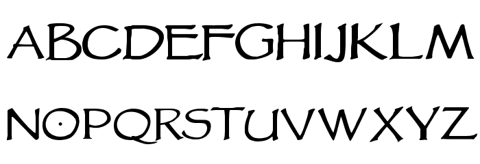 VTCGoblinHandSC Font LOWERCASE