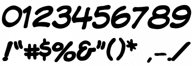 VTCKomixationCaps Font Alte caractere